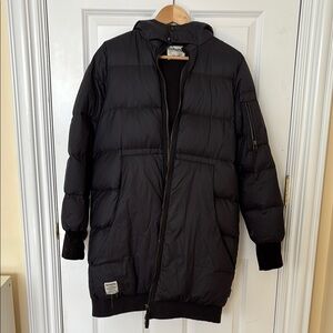 Child size 12 Black Long Puffer Jacket